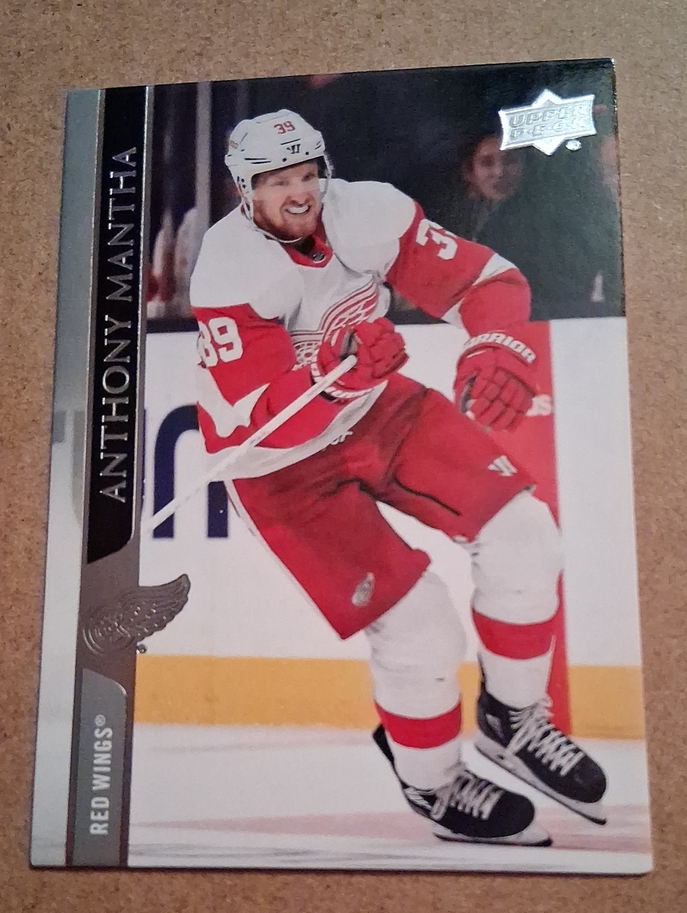 Anthony Mantha Detroit Red Wings Hockey Trading Card - Red & White